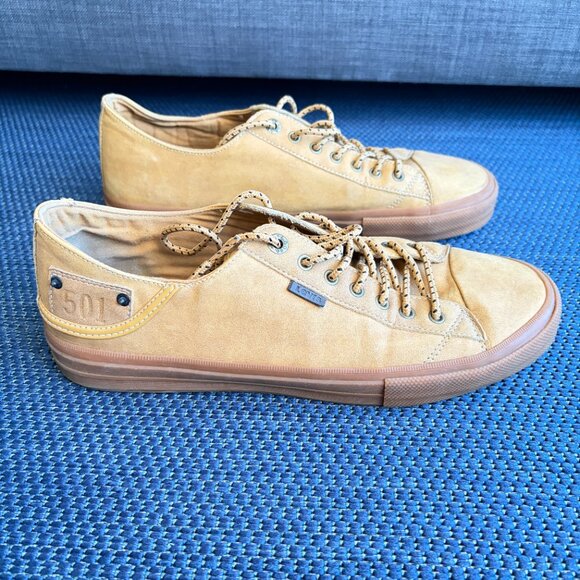 Levi’s 501 Tan Low-Top Sneakers Men’s 10 - Pre-owned - Picture 7 of 14